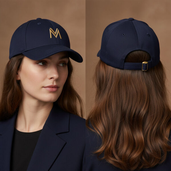 Maison Velour Cap Navy