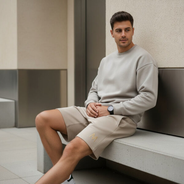 Men Premium Soft Shorts Beige