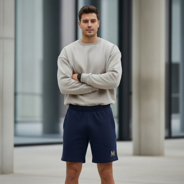 Men Premium Soft Shorts Navy