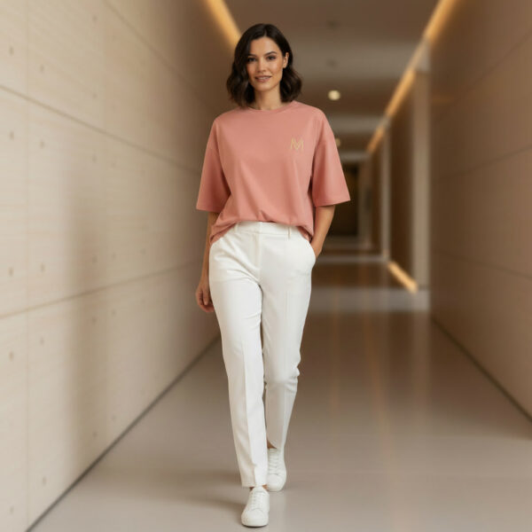 Women Premium Oversize T-Shirt Salmon